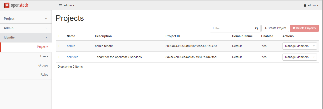 Openstack Projects