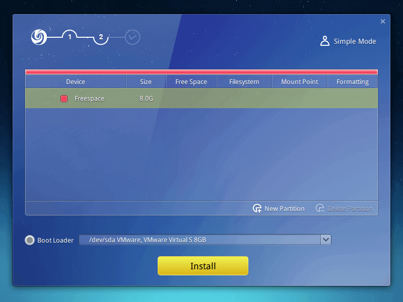 Select Deepin OS Boot Loader