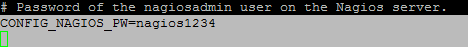 Set Nagios Admin Password
