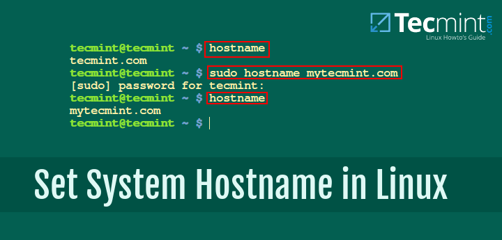 how to change hostname ip address in linux