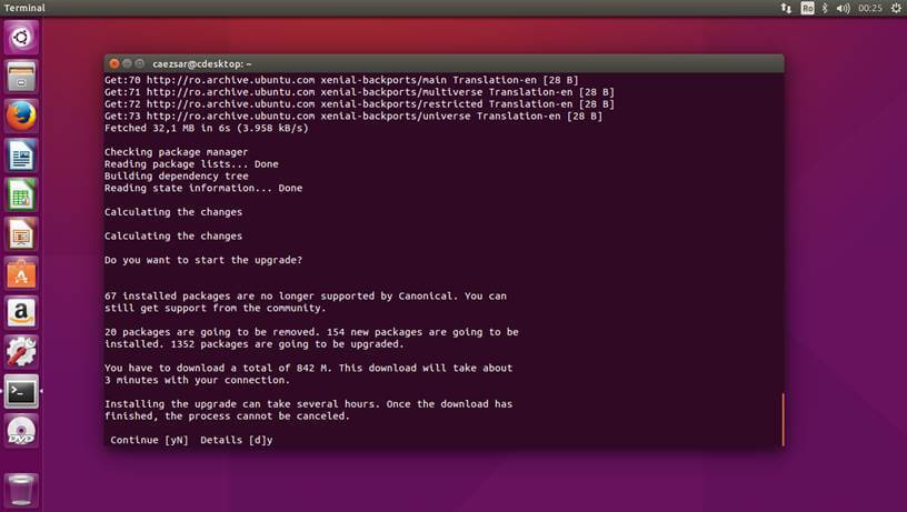 Ubuntu 15.10 Upgrade Process