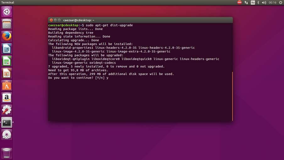 Pour installer des composants de bureau (GUI) sur un Ubuntu ...
