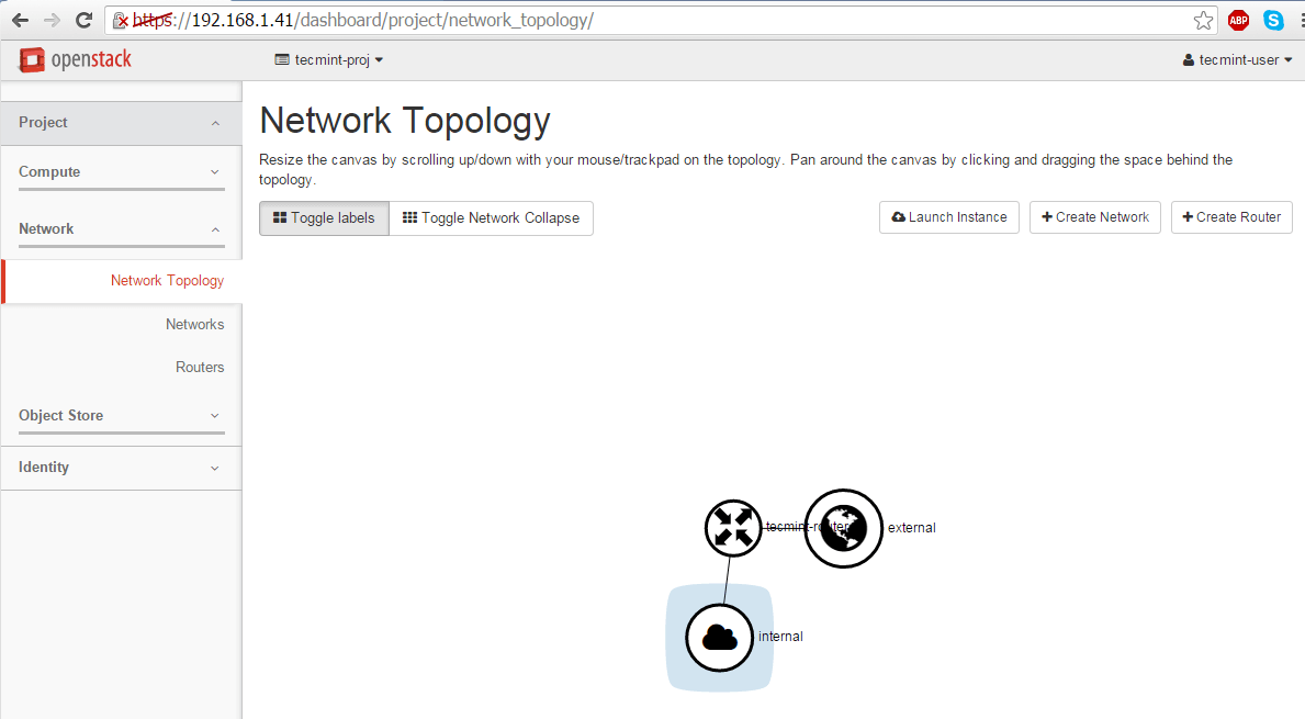 Verify OpenStack Network Topology