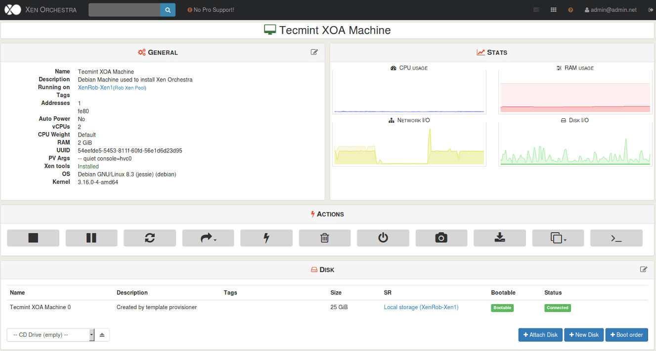 XenServer Host Machine Details