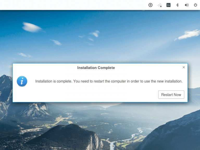 Zorin OS Installation Finishes | Tecmint: Linux Howtos, Tutorials & Guides