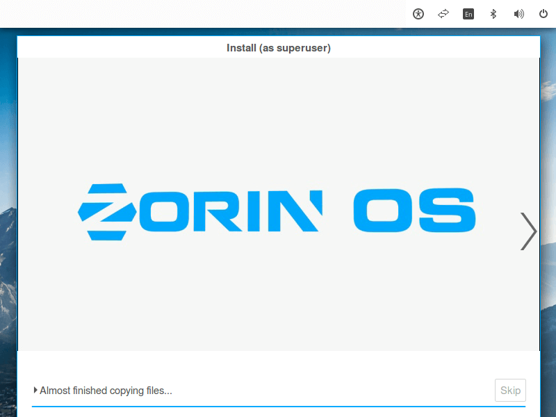 Zorin OS Installation Process