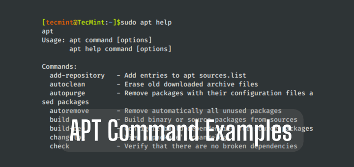 apt Command Examples
