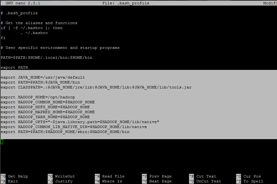 Configure Hadoop and Java Environment Variables