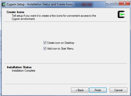 Cygwin Installation Setup