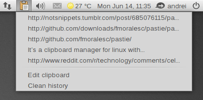 Pastie Clipboard Manager
