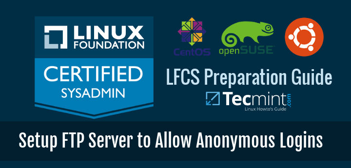 Setup FTP Anonymous Logins