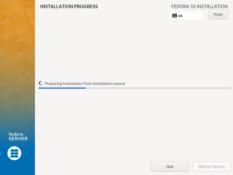 Fedora 33 Installation