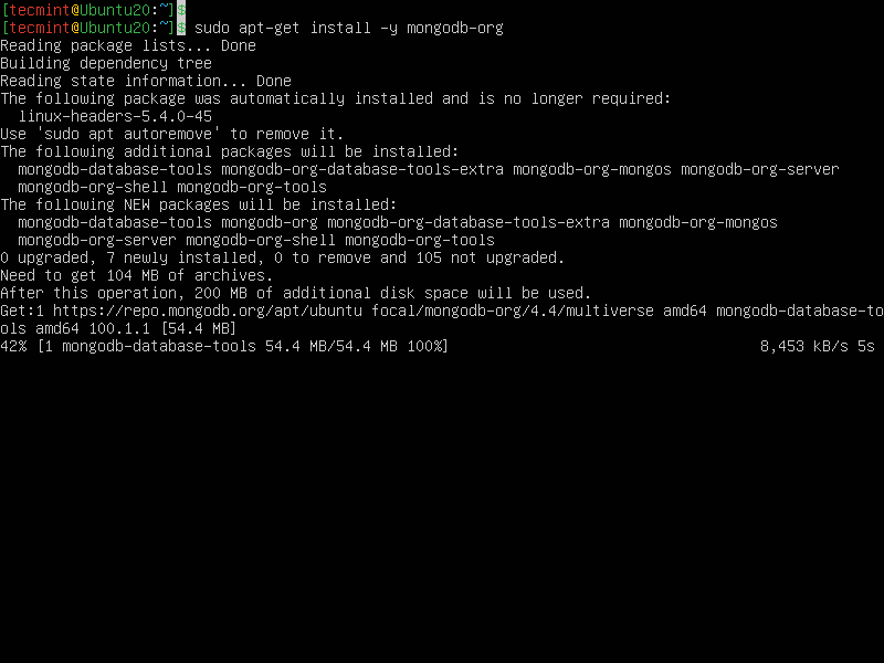 Install Mongodb in Ubuntu