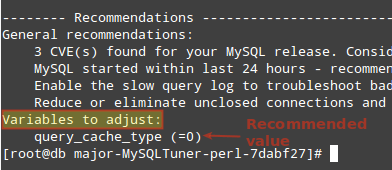 MariaDB Performance Tunning