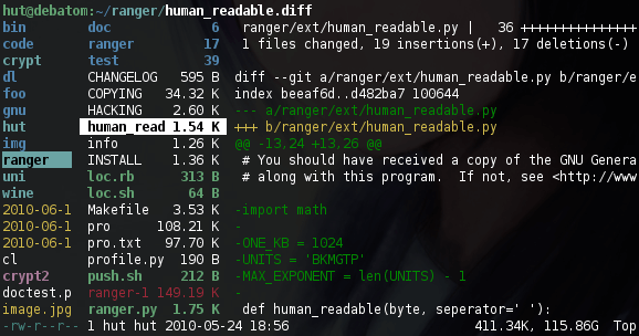 Ranger - Console File Manager