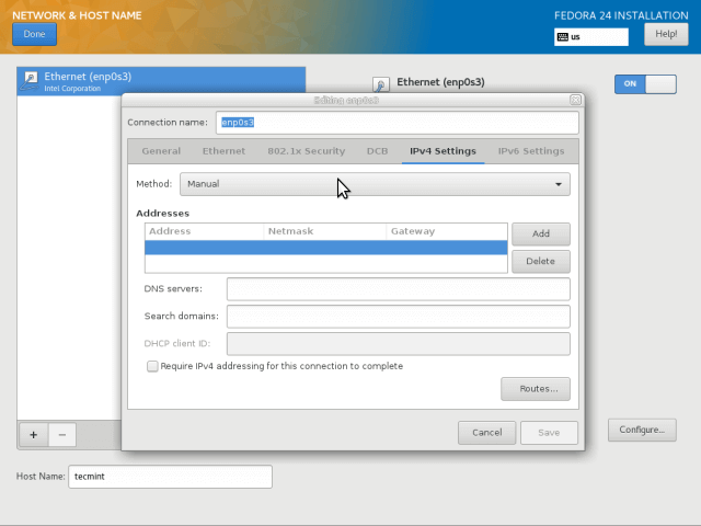 Network Configurations