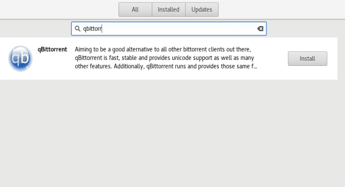 Install qbittorrent in Fedora 24