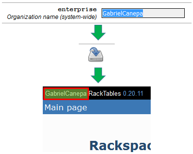 Change RackTables Name