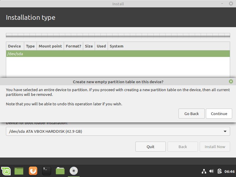 Installation Guide of Linux Mint 19.2 Codename 'Tina' with Screenshots
