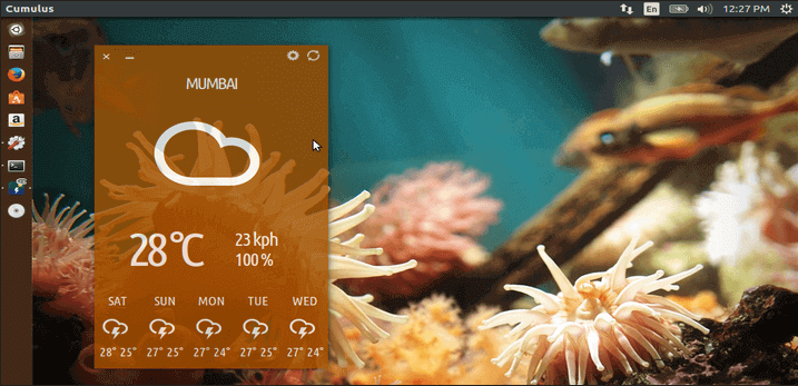 Cumulus Weather App for Linux Desktops