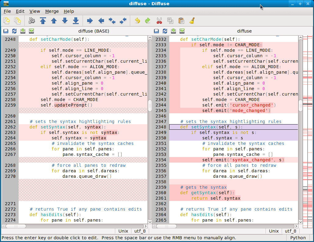 DiffUse - инструмент за сравняване на текстови файлове в Linux