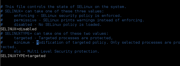 Deaktivieren Sie SELinux dauerhaft