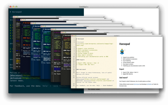 Haroopad Markdown Editor for Linux