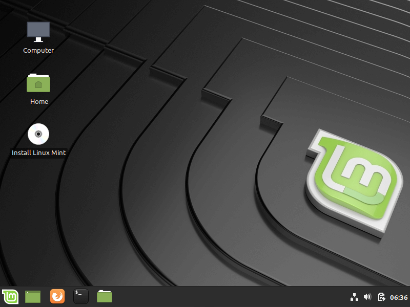 Click on Install Linux Mint