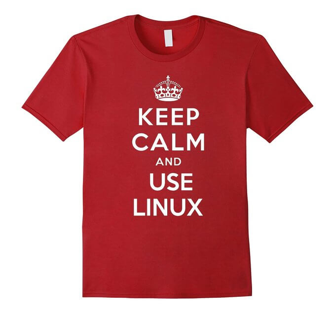 Keep Calm and Use Linux T-Shirt 