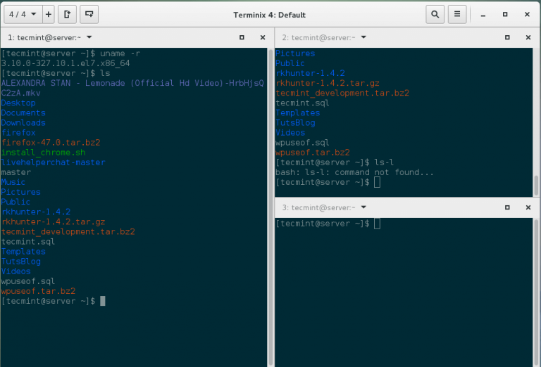 Terminix Pro Terminal Terminix Terminal | Tecmint: Linux Howtos, Tutorials & Guides