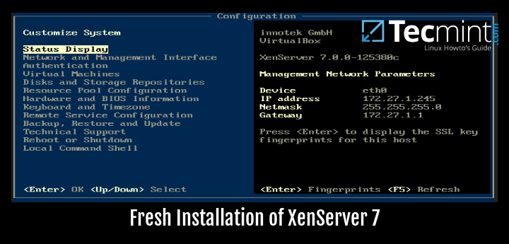 XenServer 7 Installation Guide
