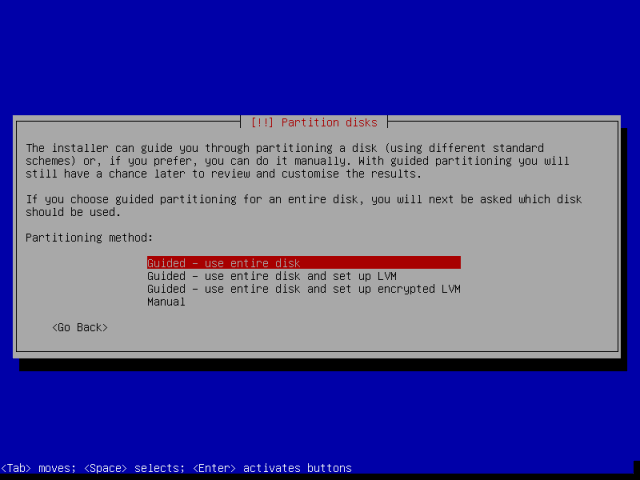 Partitioning a Disk