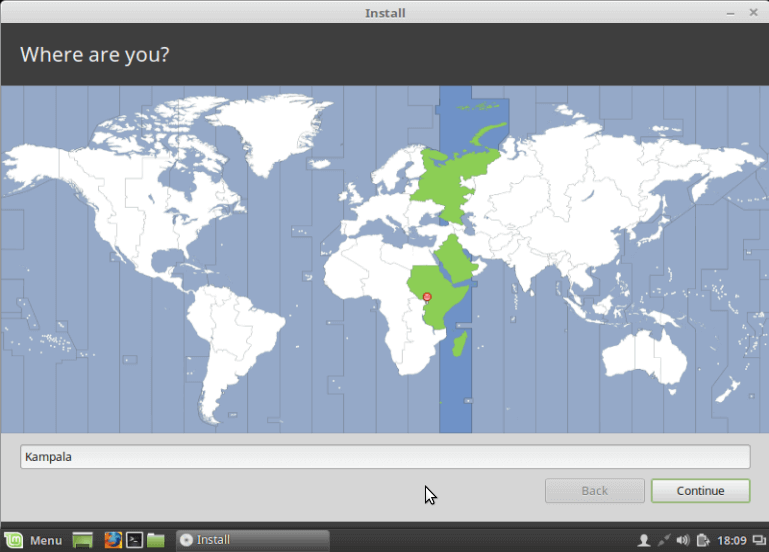 Select Country Timezone