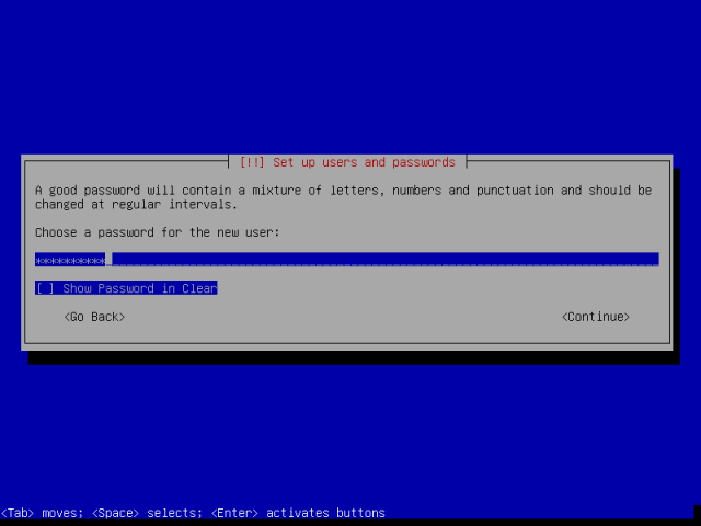 Set User Root Password