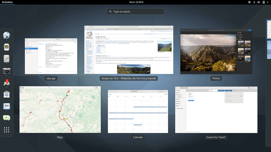 Ambiente Desktop Gnome 3 per Linux