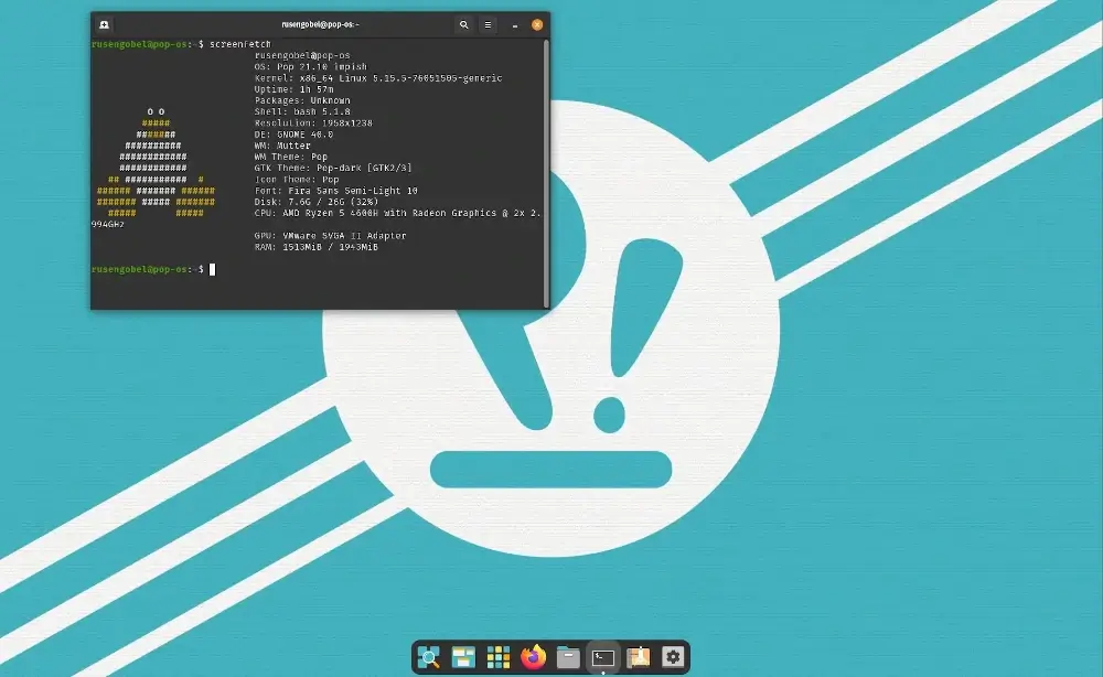 Pop!_OS Linux