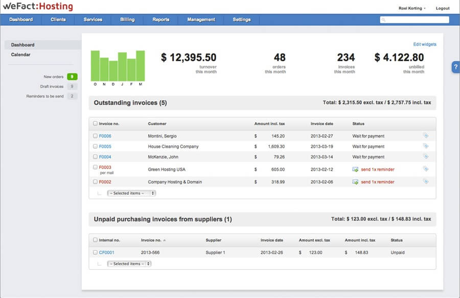 WeFact Hosting