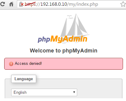 Root Access Disabled in Phpmyadmin