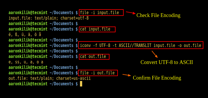 How To Convert Files To Utf 8 Encoding In Linux