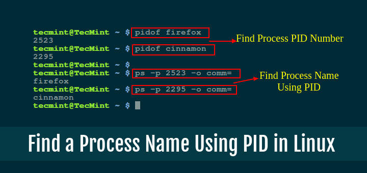 Find Linux Process Name Using PID