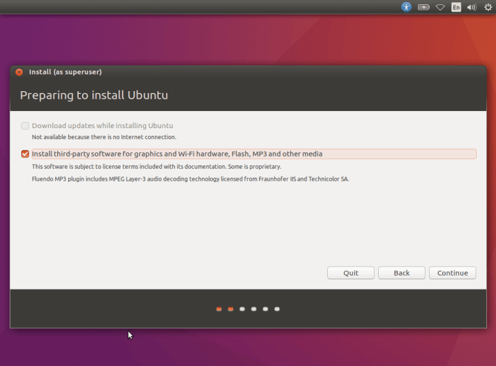 Preparándose para instalar Ubuntu 16.10
