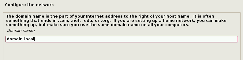 Set Domain for Kali Linux