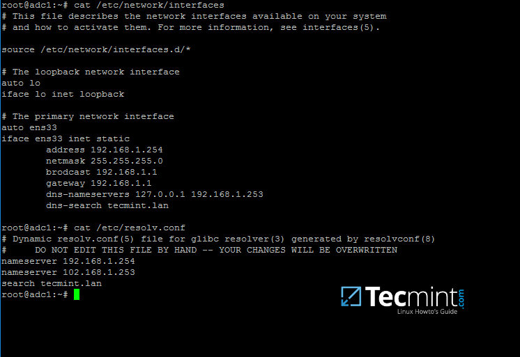 Network interfaces DNS. В Linux dir 100. Enable unit