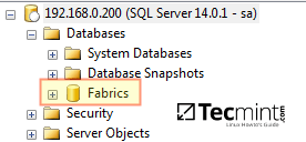 Confirm MSSQL Database