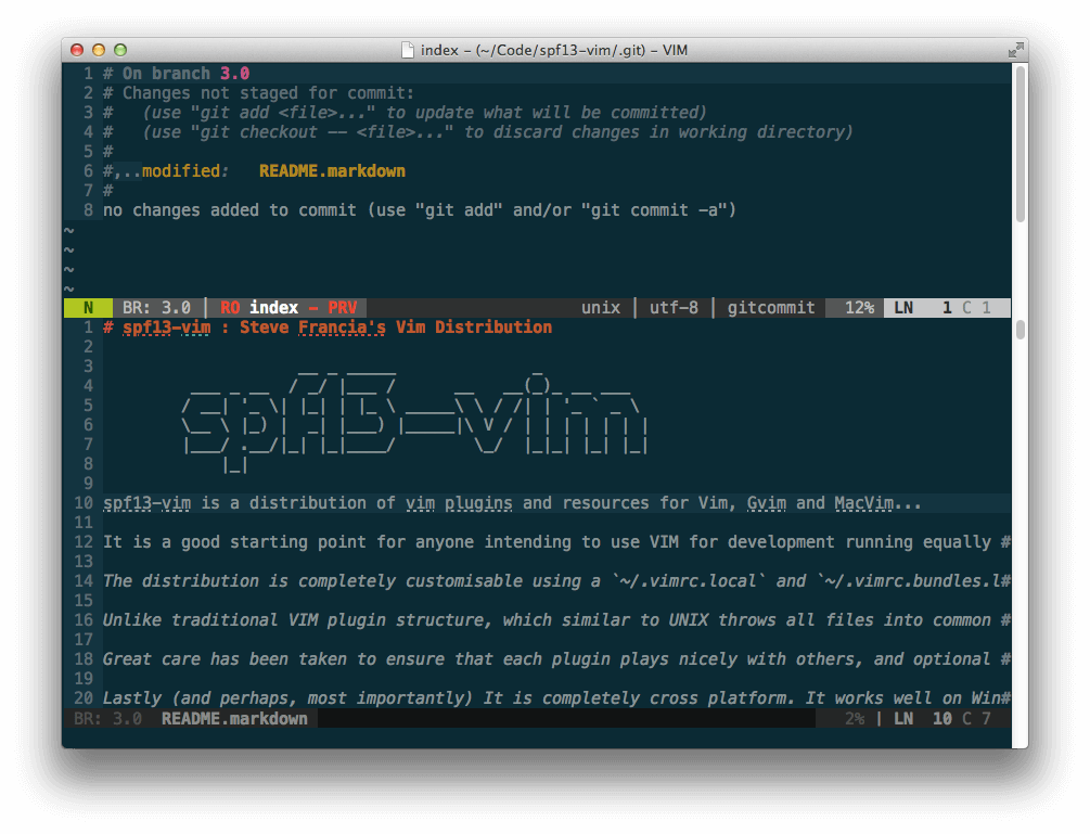 Fugitive Adds Git Integration For Vim