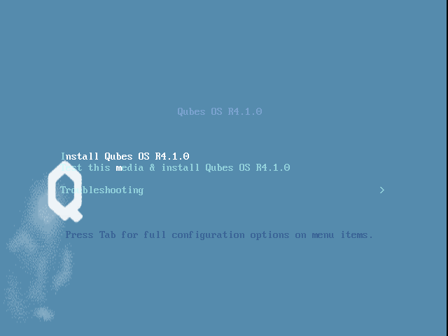 Install Qubes Linux