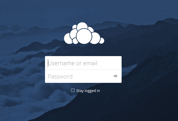 Owncloud Login