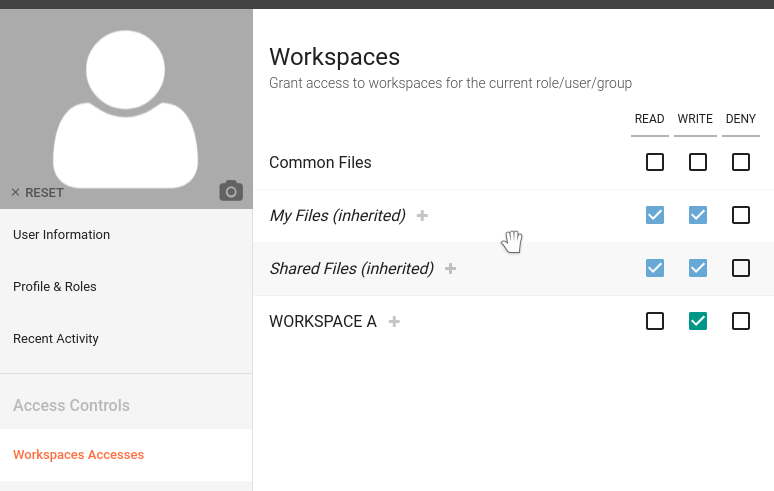 Pydio Workspaces