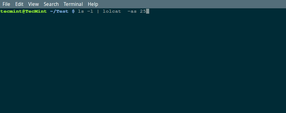colorful Linux Terminal Output