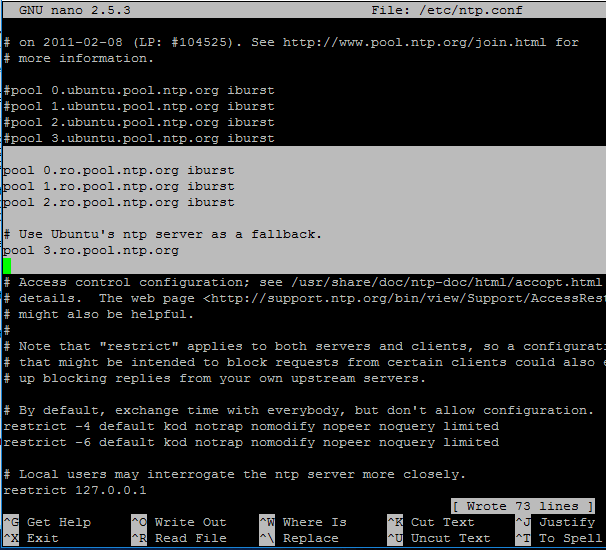 Configure NTP Server in Ubuntu